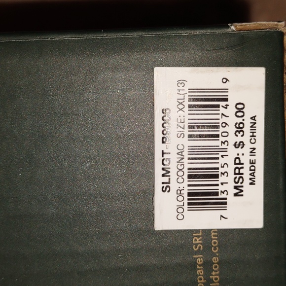 ๐ฃGOLD TOE Men's Slippers in Cognac relaxed fit get morning paper ๐ - Picture 6 of 11